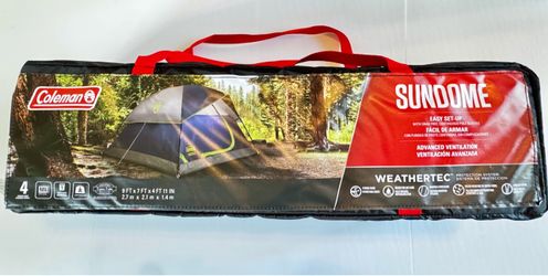 NEW Coleman Sundome 4-Person Camping Tent