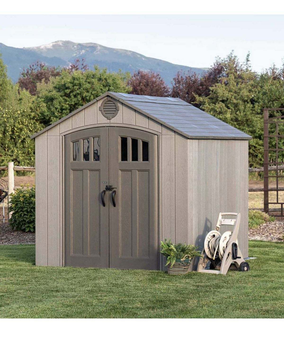 Lifetime 8'x 7.5' Outdoor Storage Shed New In Box $750