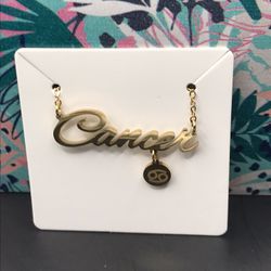 New Zodiac Sign Pendant Necklace With Diamond Pendant 