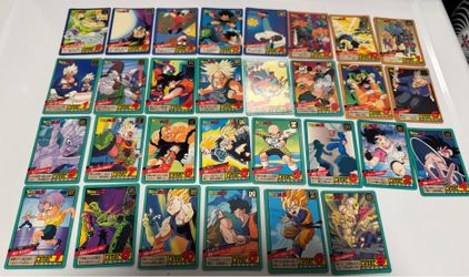 30 Vintage Dragon Ball Z Super Battle Carddass Bandai HK 1994