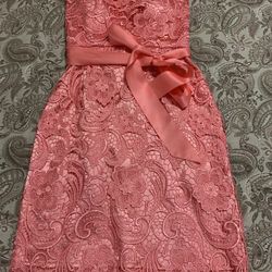 Peach beautiful dress