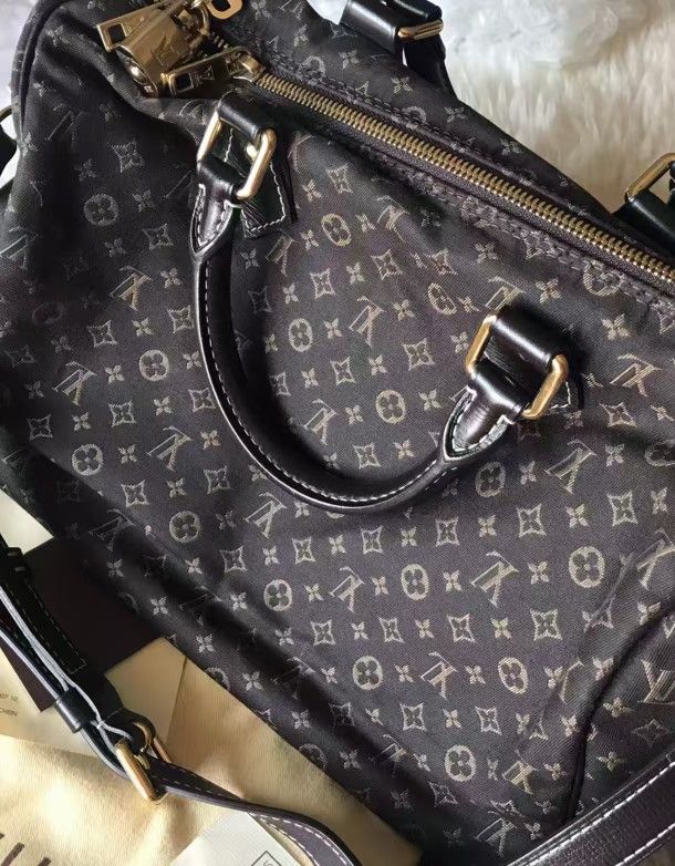 Louis Vuitton denim fabric pillowcase bag
