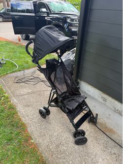 Black kolcraft stroller
