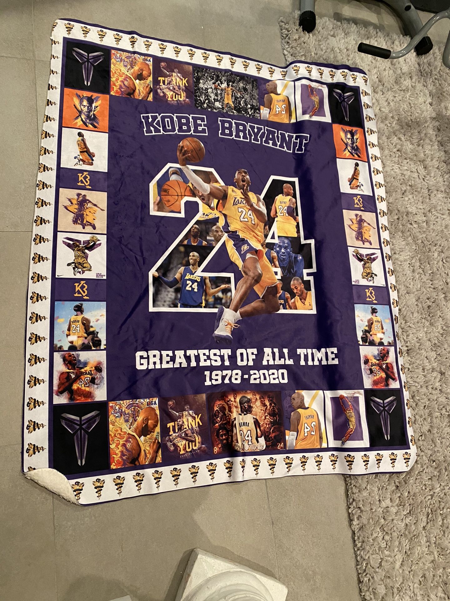 Kobe Bryant Blanket