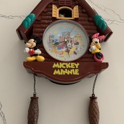 Vintage Mickey Minnie Cuckoo Clock