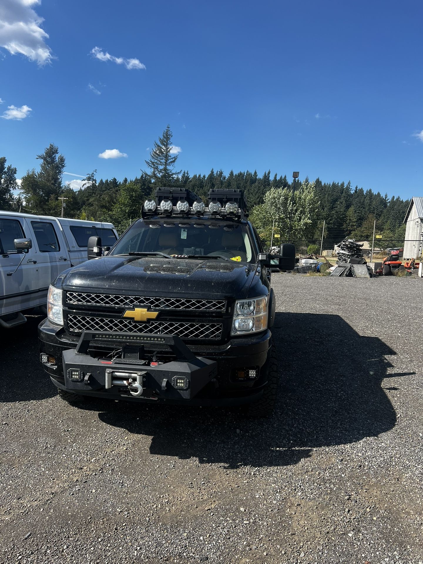 2013 Chevy Silverado Winch And Mount With Lights