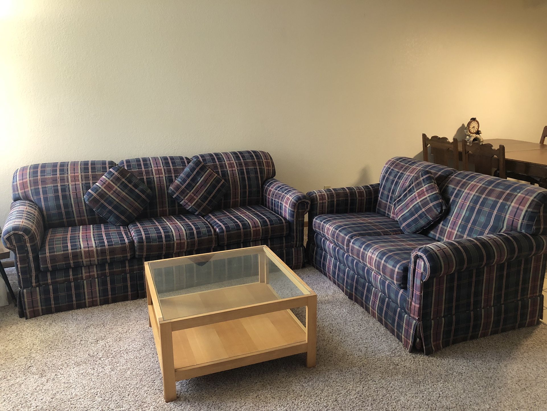 Sleeper Sofa, Loveseat and Coffee Table