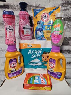 🧺 Laundry & Home Essentials Bundle
Includes:
Downy Scent Booster (Limited Edition)
Downy Fabric Softener (Date in Kyoto)
Arm & Hammer Clean Burst 5-i