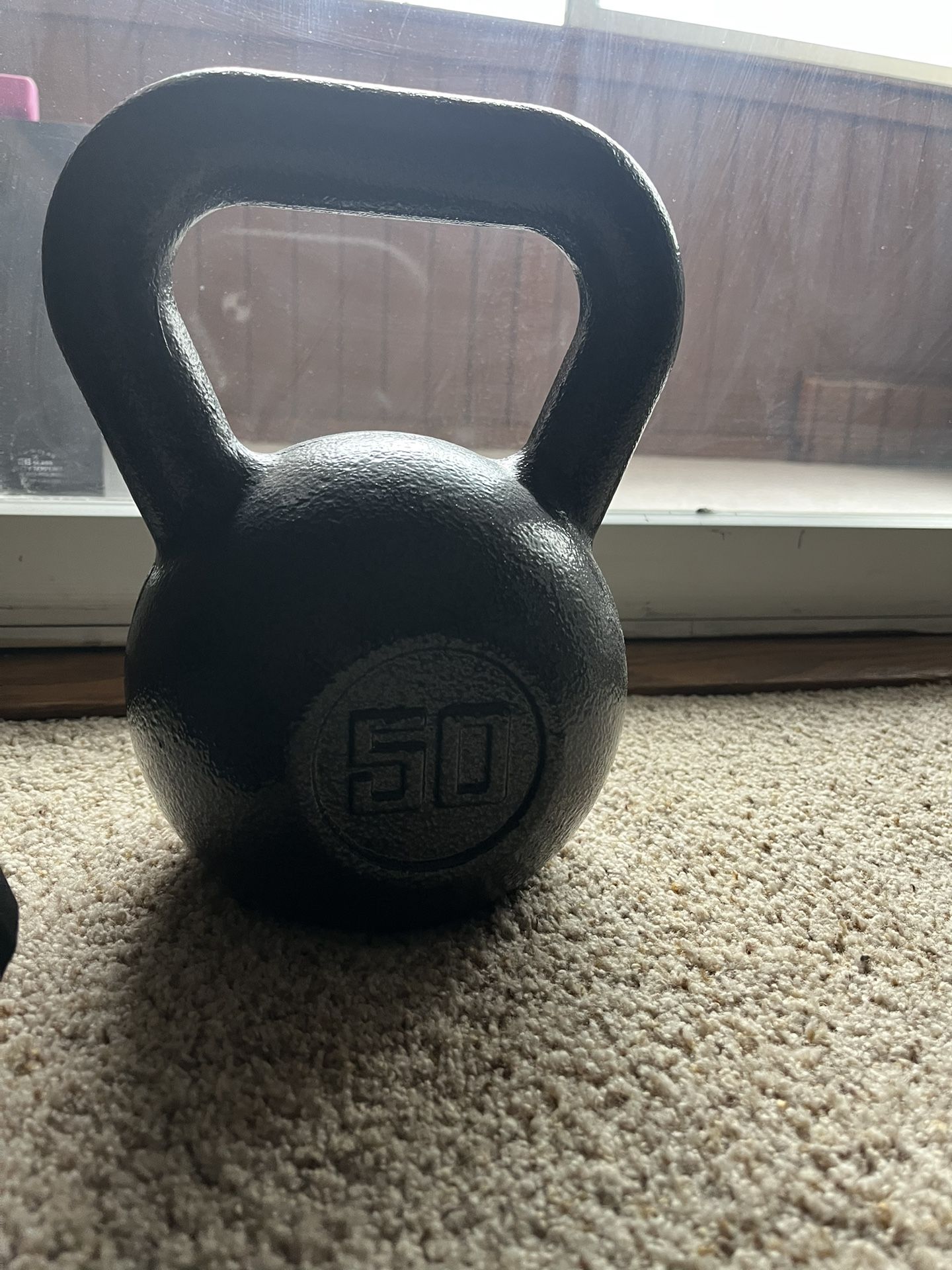 50Ib Kettlebell barely Used, Great Condition – Quick Sale!
