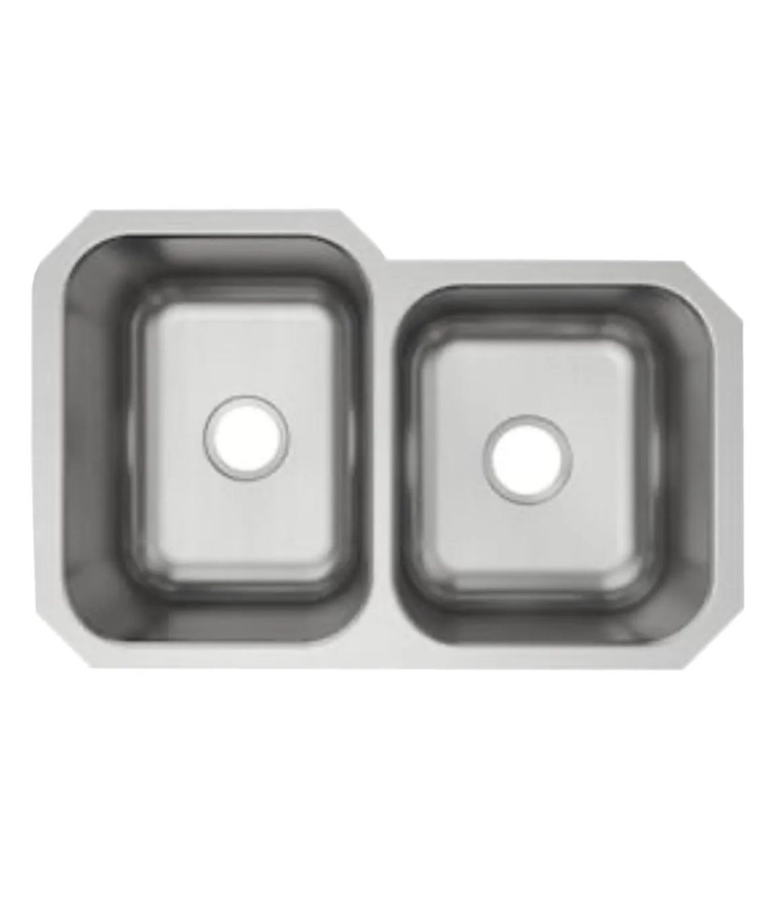 Avenue Undermount Stainless Steel 32 in. Offset Double Bowl Kitchen Sink Avenue Undermount Stainless Steel 32 in. Offset Double Bowl Kitchen Sink