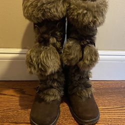 Vintage Boots With Fur 