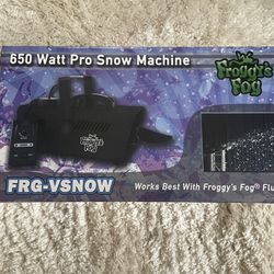 Froggy's Fog Pro Snow Machine