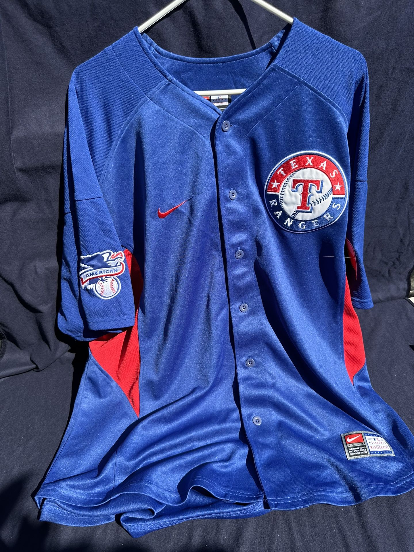 Genuine Nike Team Jersey 12/14 Size XL Texas Rangers Stitched