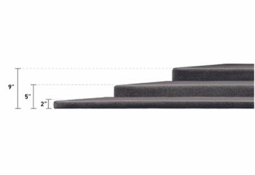 Tempur Pedic 2" Flat Foundation – King (2 Twin XL Pieces) – Like New