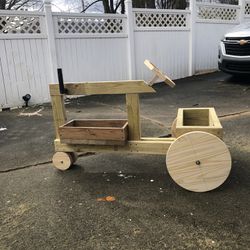Wooden Tractor