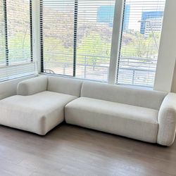 Nara 2 Piece Sectional Expensive Couch!