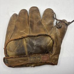 1920s Rawlings Bill Doak Baseball Glove Double Patch Buckle Back Antique
