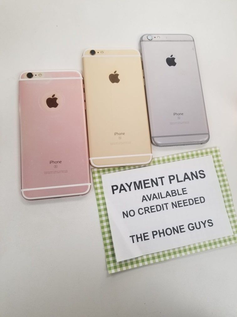 Apple iPhone 6S Plus - $1 Down To Take Home Today Pay The Rest Later