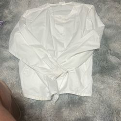 White Scrub Jacket