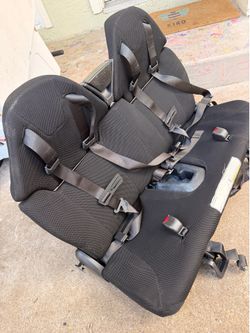 3rd row  foldable Tesla Model S trunk seats