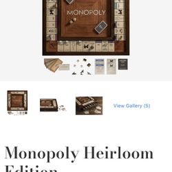 Monopoly Heirloom Edition