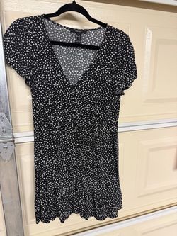 Forever 21 Black Floral Mini Dress