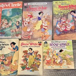 Collection of Snow White Books & Magazines- 6 Items 