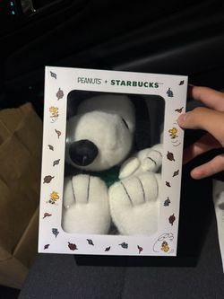 Starbucks x Peanuts Snoopy Barista Plush – 2026 Great Pumpkin Fall Collection, NWT/New in Box