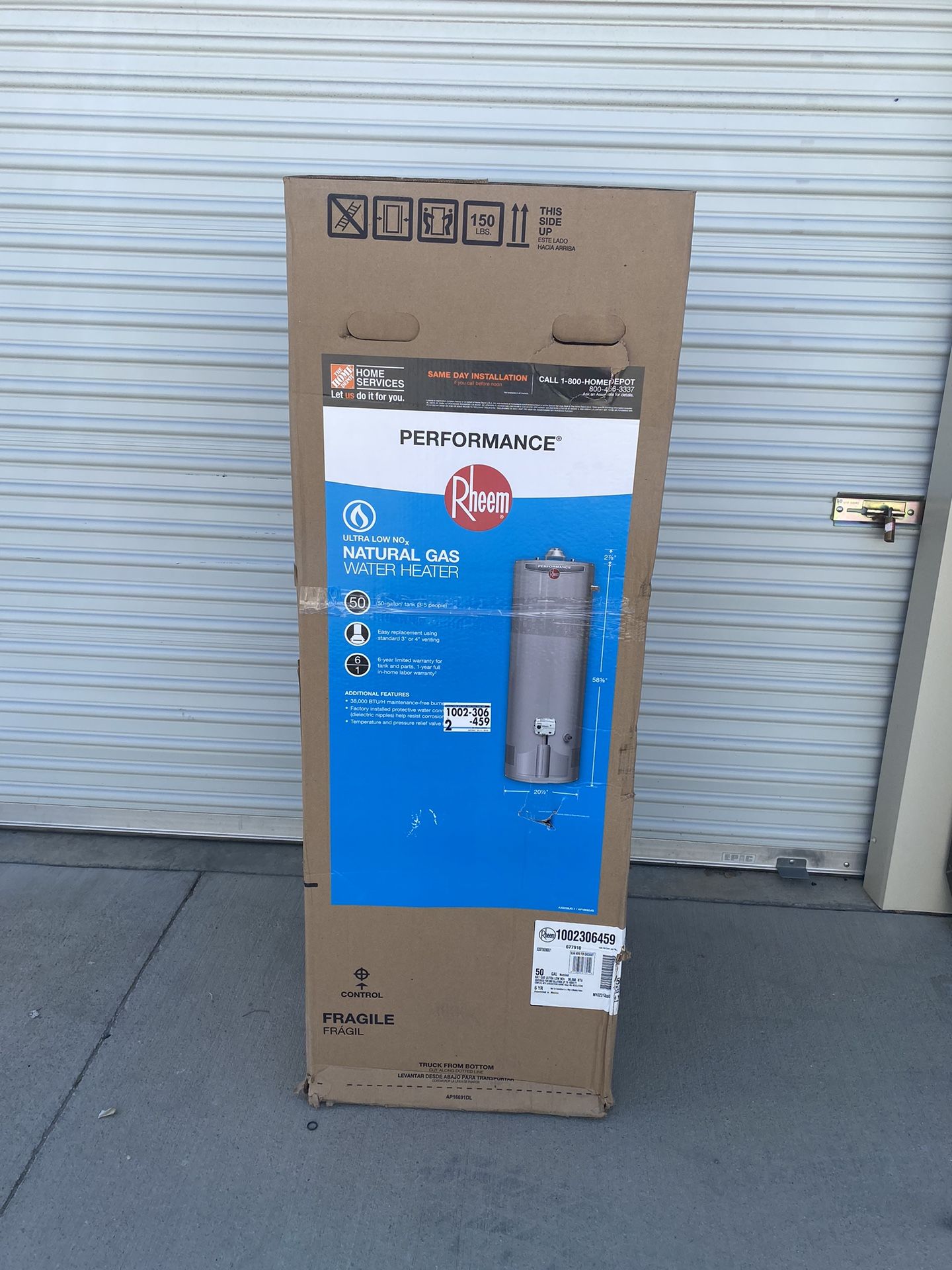 50 gallon water heater