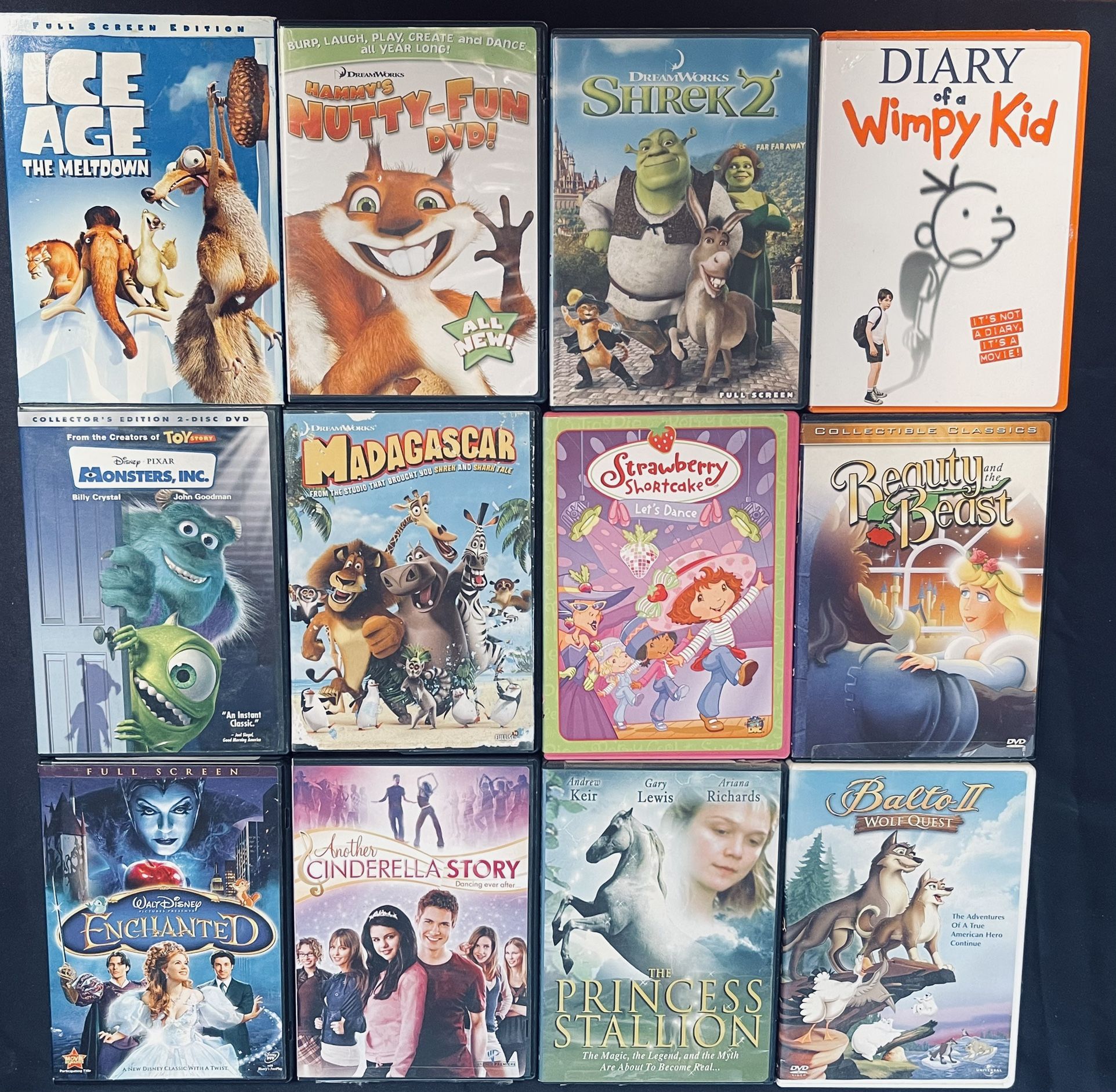 12 Kids DVD’s for Only $12!