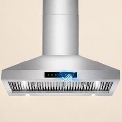 Velivi 48" Stainless Steel Range Hood - 1500 CFM