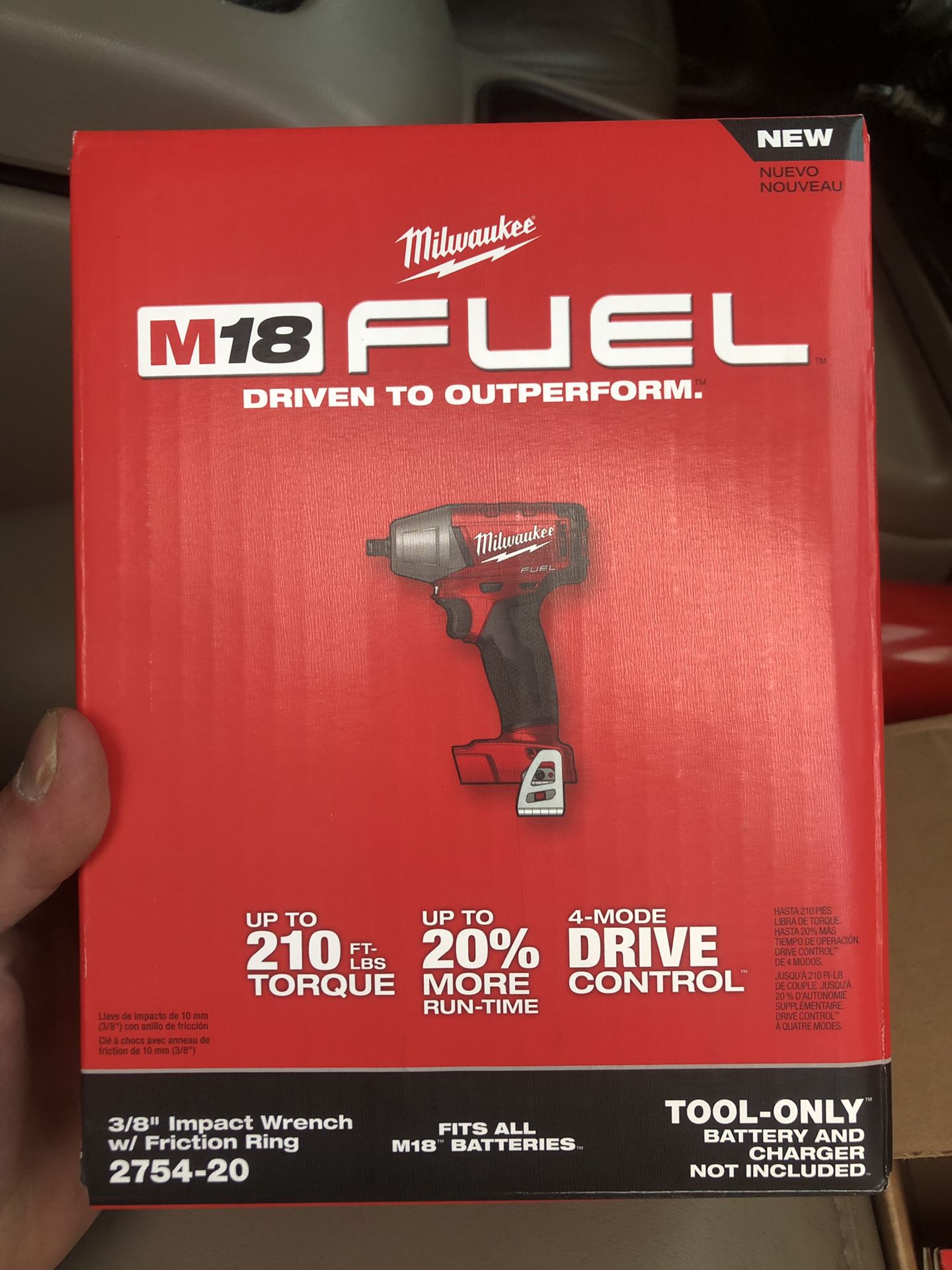 Milwaukee FUEL M18 3/8” Impact Wrench w/ Friction Ring NEW