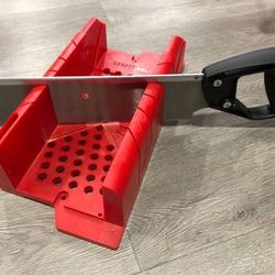 Miter Box And Saw