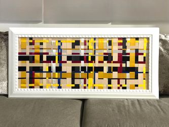 Cuadro una obra de artista en cintas