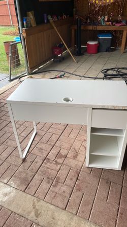 White desk