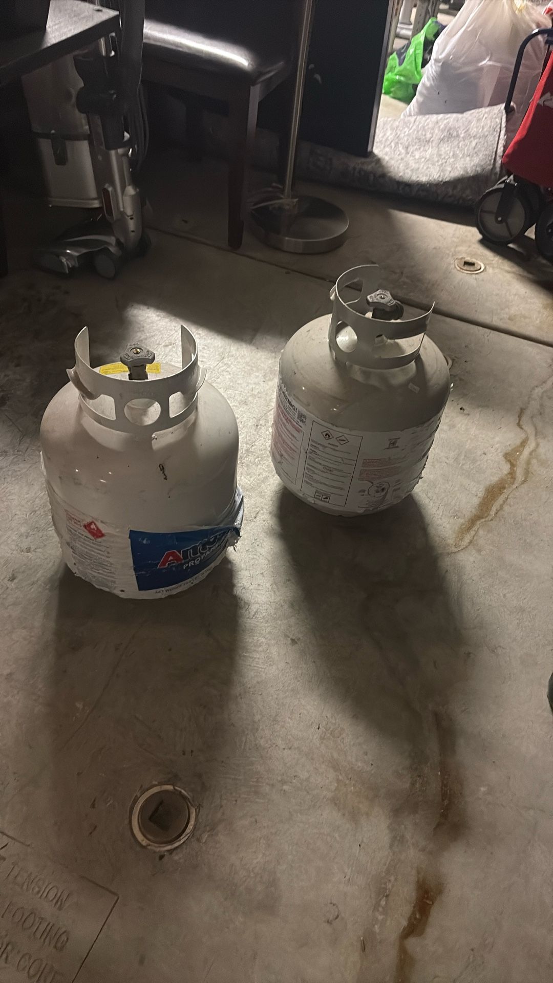 2 Propane Tanks 