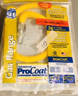 Gas connector by BRASS CRAFT