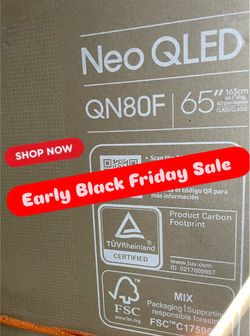 Samsung - 65” Class QN80F Series Neo QLED Mini LED 4K UHD SamsungVision AI Smart Tizen TV