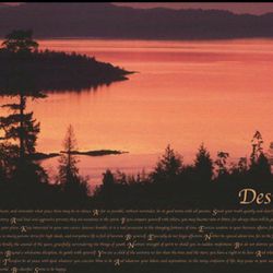 Desiderata 36 in × 24 in Wall Poster