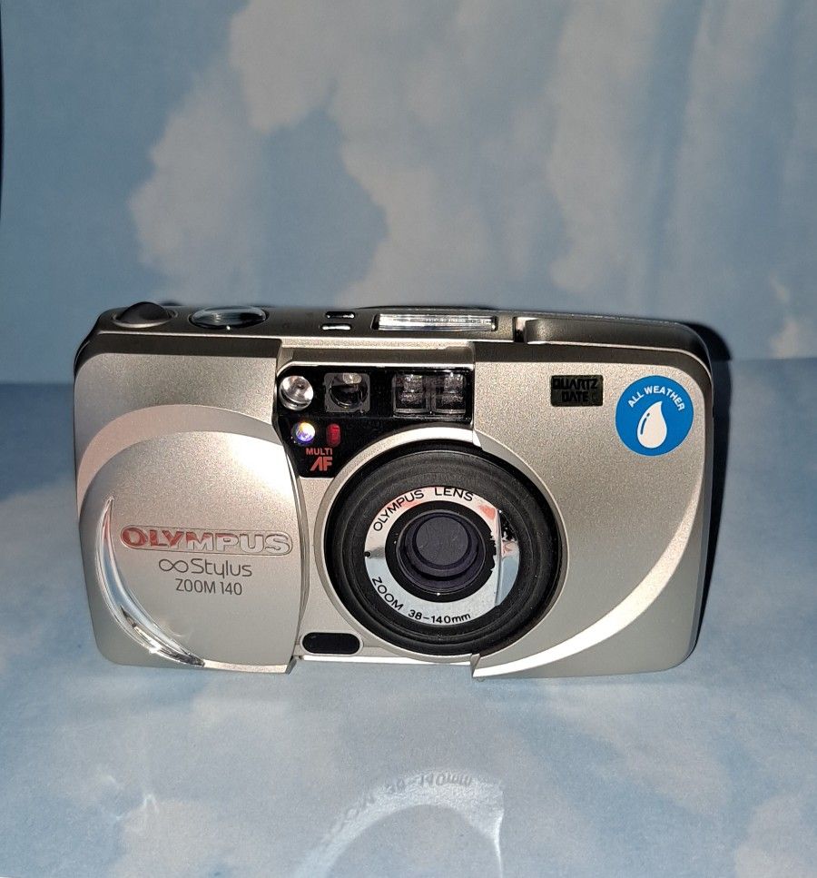 OM System Olimpus Stylus Zoom 140 QD Date 35mm Camera