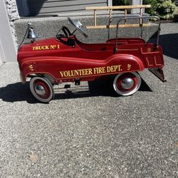 Vintage Ride On Fire truck 