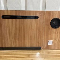 New Tilting Laptop Desk Workstation Portable Bed Serving Tray Reading Table Wood