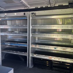 Ford Transit 2016 Shelves 