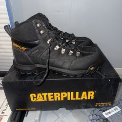 Brand New Caterpillar Steel Toe Work Boots – Size 7.5