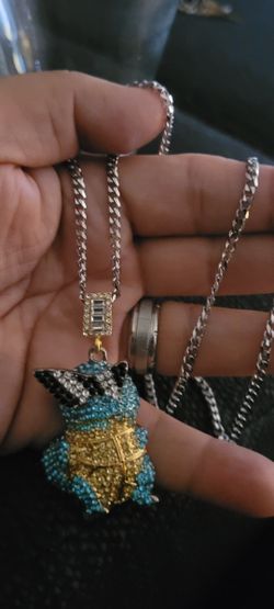 Pokemon squirtle necklace