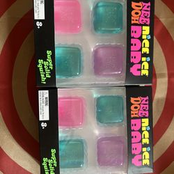 1 Set Of 4 Ice Baby Needoh Authentic New 