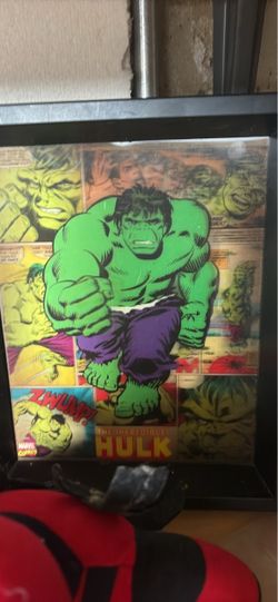 Hulk poster 10 inch 3d