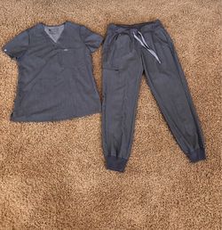 Figs Grey Scrub Set XS/SP