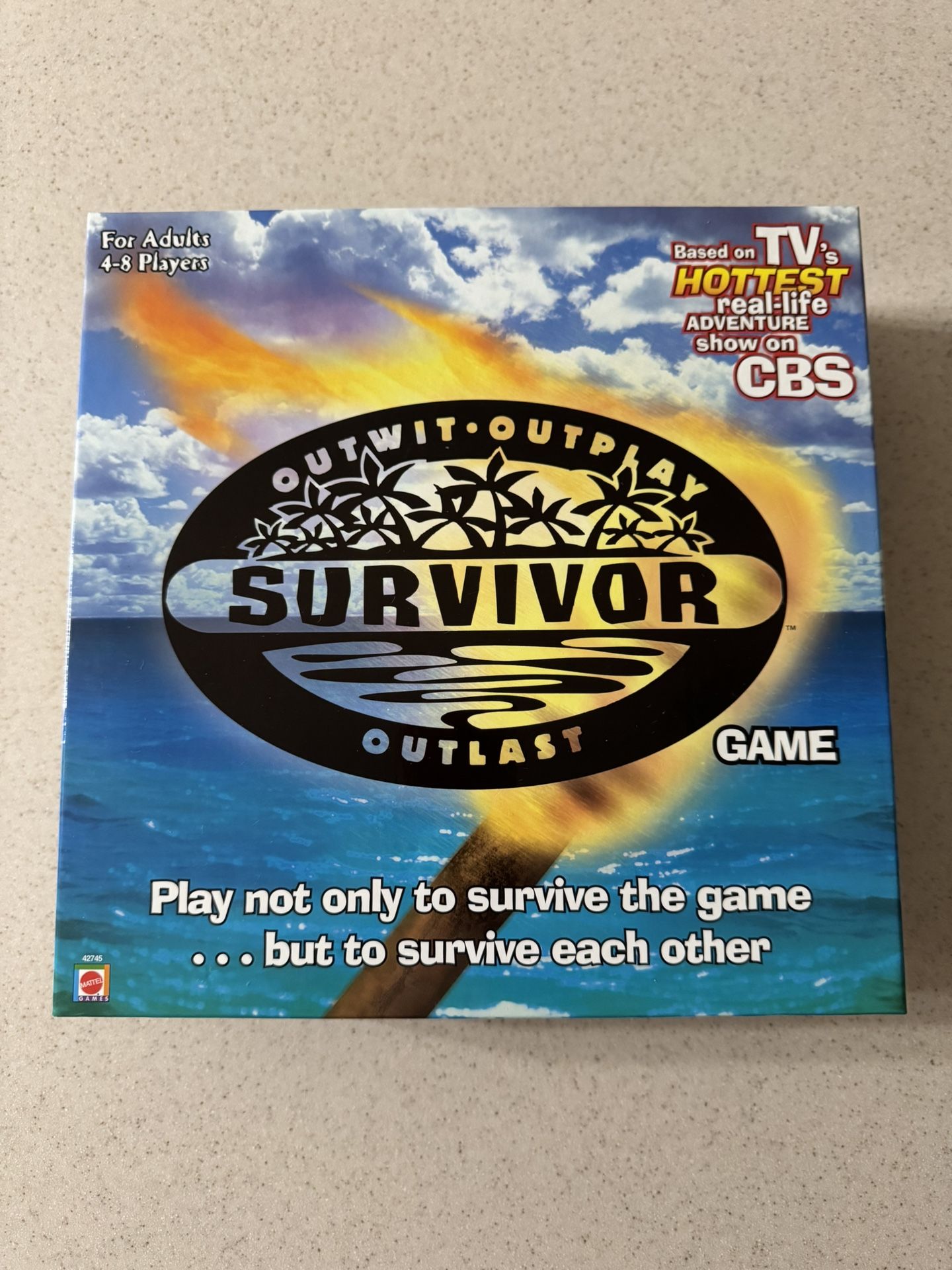 Survivor Board Game Mattel