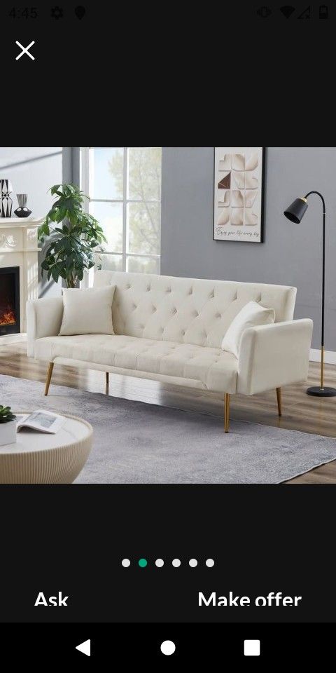 Three Colors Available Futon Couch Futon Sofa Sleeper Sofa Daybed Brand New Futon 🆕🆕